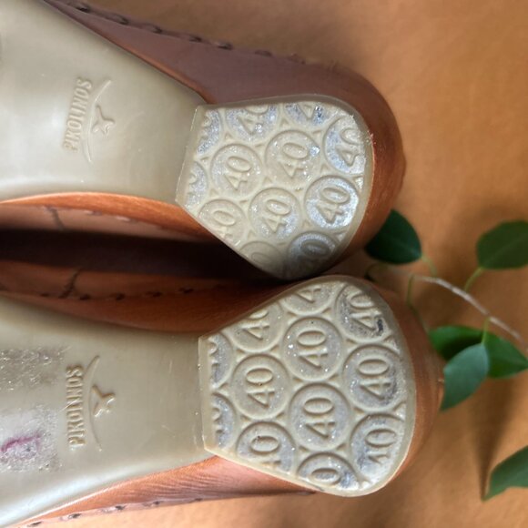 Pikolinos Brown Leather Slip-on Shoes Women Size 40 - Picture 5 of 7
